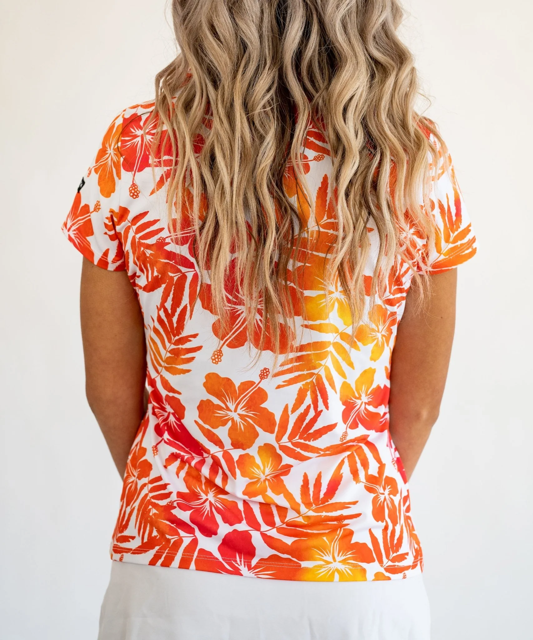 Aloha Sunrise Women's Golf Polo - Image 5