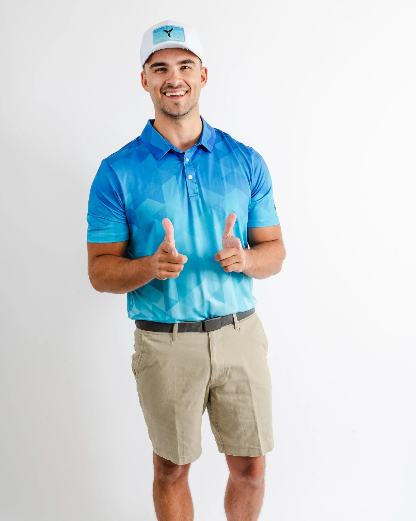 White Baby Fade Golf Hat - Image 3