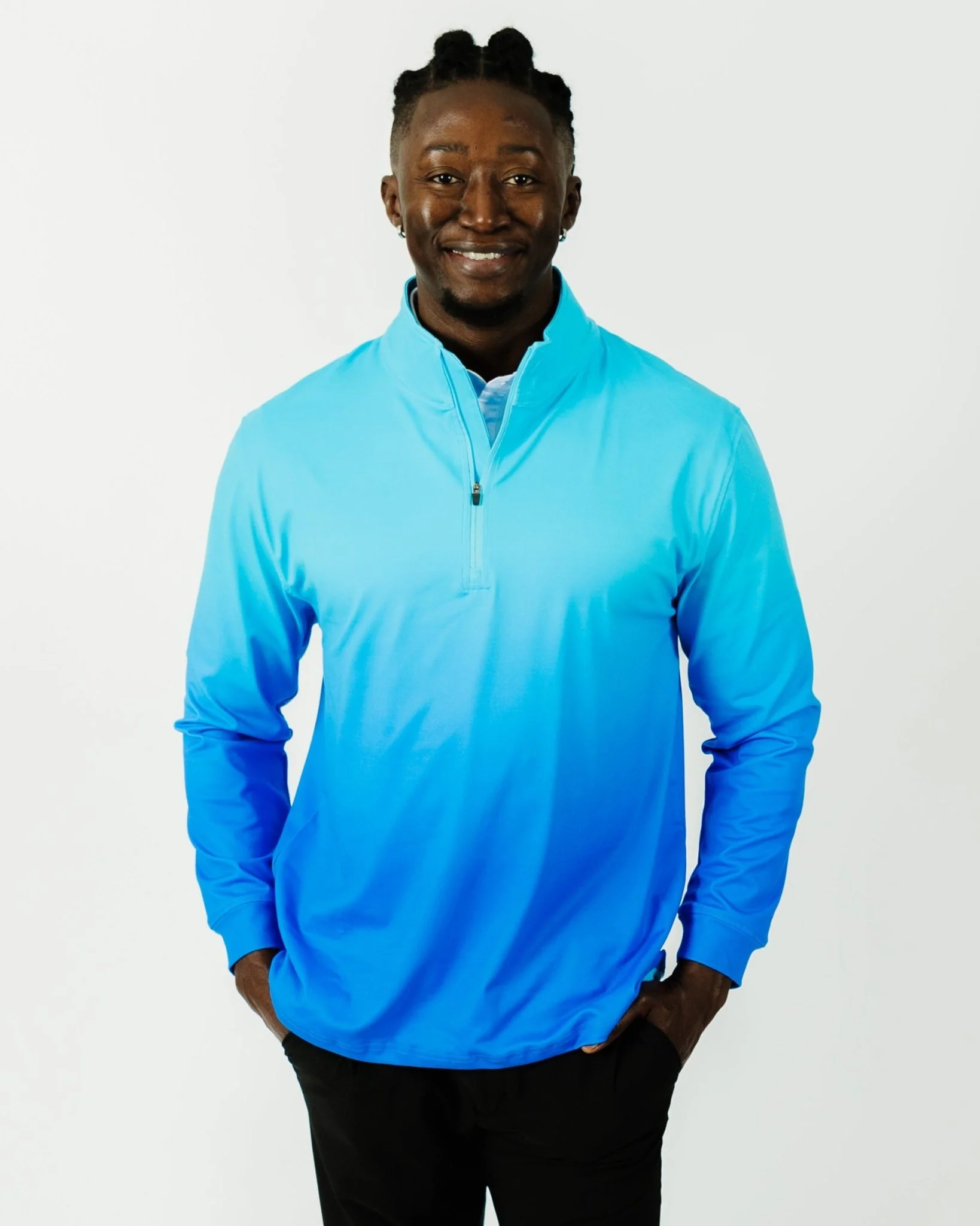 Caribbean Fade Quarter Zip - Men's - Image 4