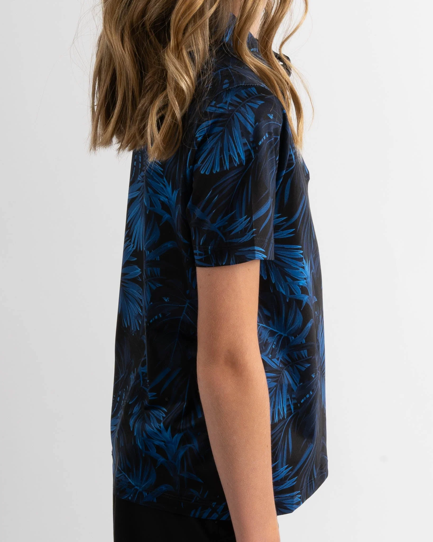 Midnight Blue Youth Golf Polo - Image 4