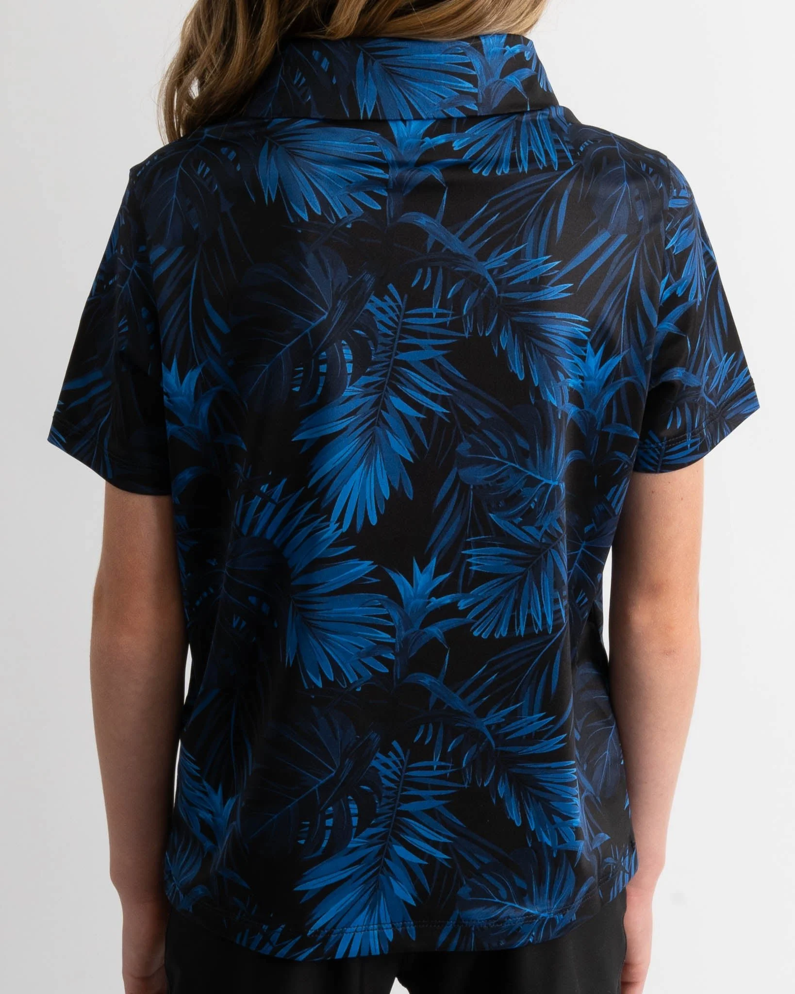 Midnight Blue Youth Golf Polo - Image 8