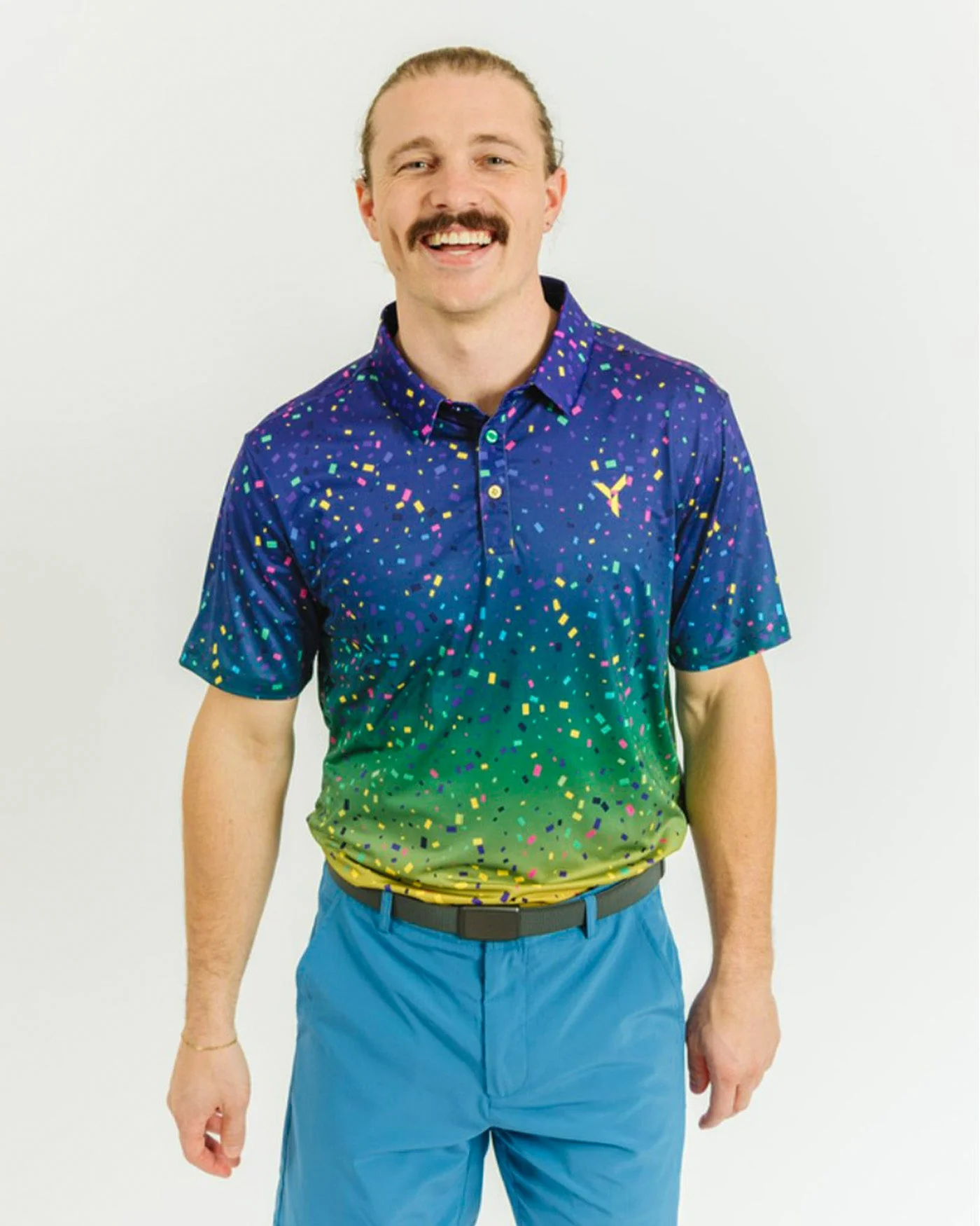 Mardi Gras Golf Polo. LIMITED EDITION. - Image 4