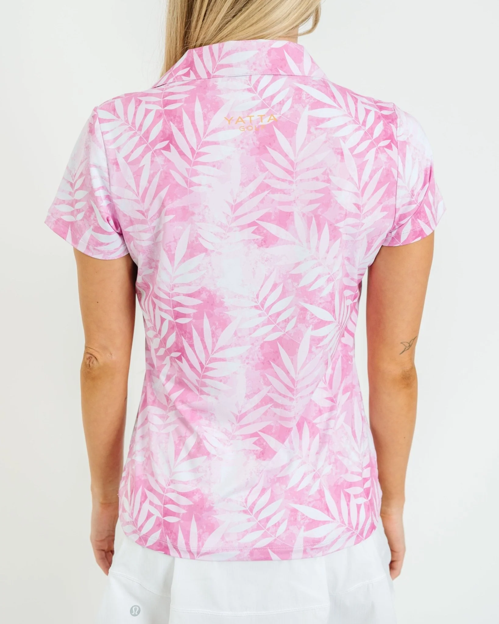 Rosé Fairway Women's Golf Polo - Image 3