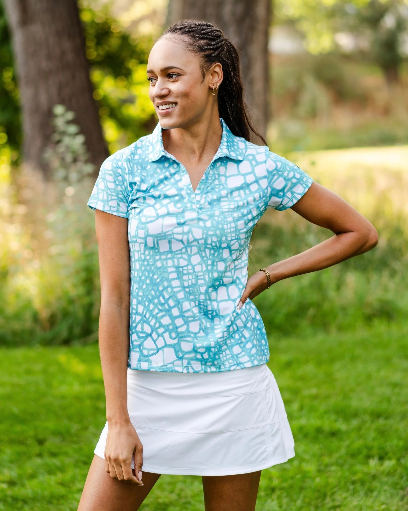 Aquadile Women's Golf Polo - Image 3