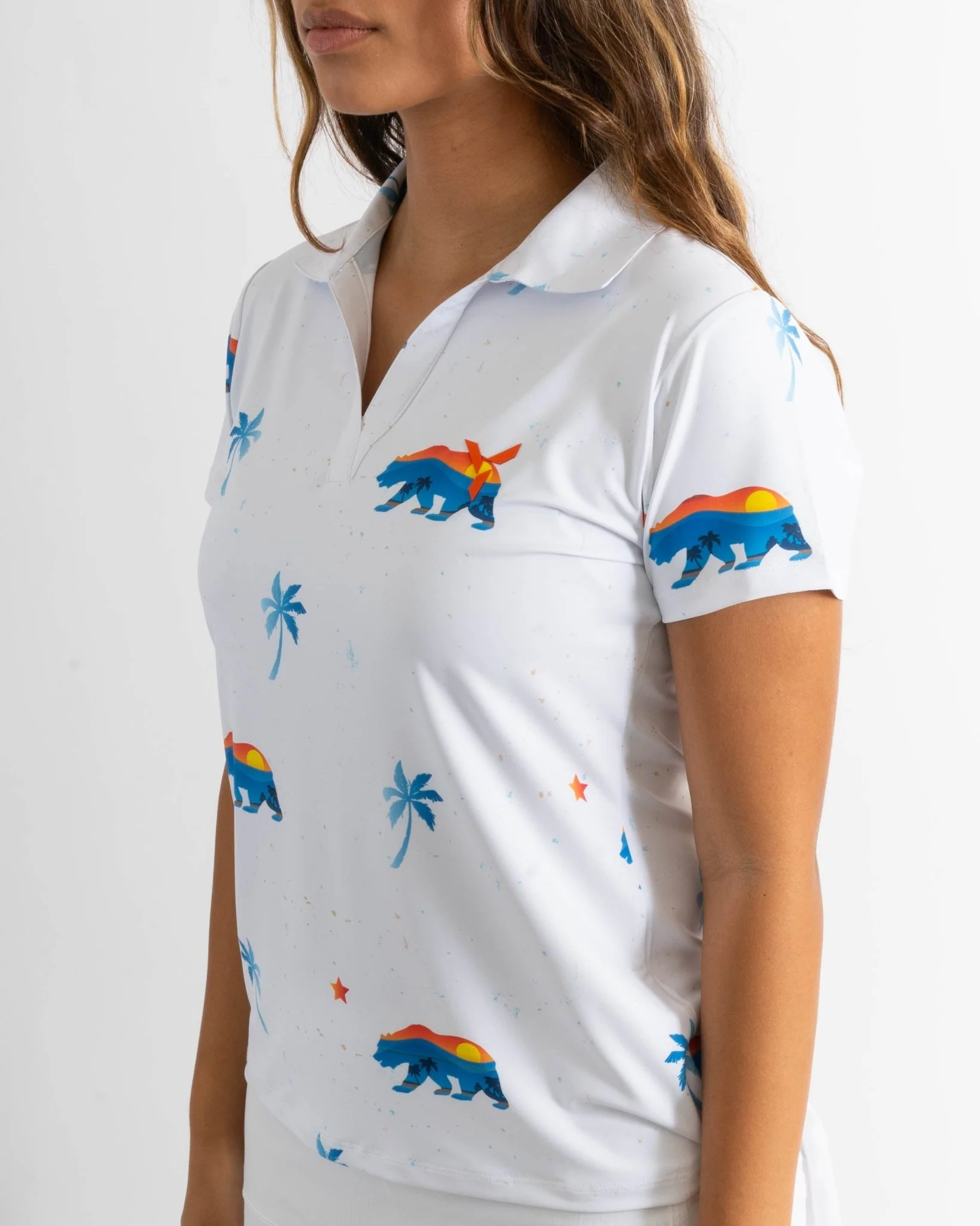 Cali Bear Women's Golf Polo. SPECIAL EDITION. - Image 7